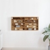 Gabinete de Exhibición Montado en la Pared de madera Vieja de
