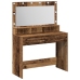 Mesa de Tocador con Luces LED - Madera Vintage - 100x41x135 cm