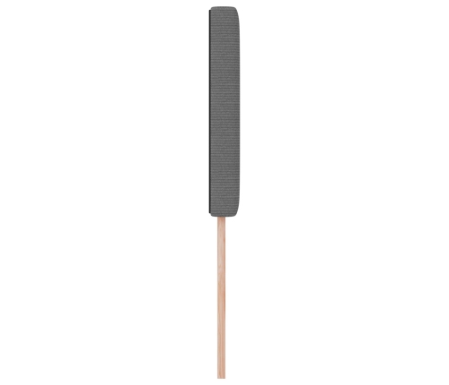 Cabezal  Diseño Simple Gris Claro 100 cm Tela de Pana