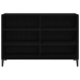 Mueble de almacenamiento Negro Roble 103,5x35x70 cm Madera elaborada