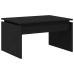 Mesa de café  Negra de Roble 68x38x50 cm de Madera Compuesta
