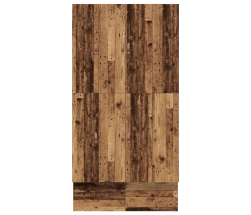 Cama con almacenamiento  Madera antigua Madera maciza 120 x 190 cm