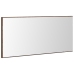 Gabinete Espejo de Baño  con Luz LED Roble Marrón 80x37 cm