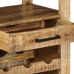 Carro de Cocina 55x40x80 cm Madera Maciza Rústica de Mango
