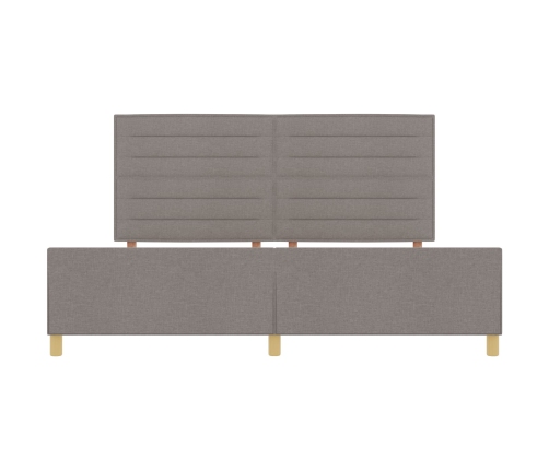 Cama  Taupe 200x200 cm de Tela
