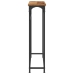 Mesa Consola  Madera Vieja 75x19,5x75 cm Madera Ingenierizada y Acero