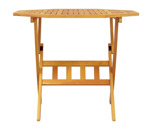 Set de comedor de jardín de 5 piezas  de madera maciza de acacia