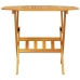Set de comedor de jardín de 5 piezas  de madera maciza de acacia