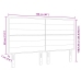 Cabecera LED  Diseño en Líneas Marrón Oscuro 80 cm Tela