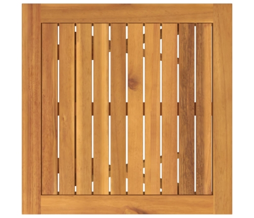 Conjunto de Comedor Exterior  Blanco Crema Madera Estándar