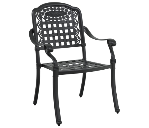 Set de 4 Negro Aluminio Fundido Mediana