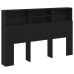 Cabecera de  en Roble Negro - 160x19x103.5 cm Hecha de Madera Ingeniería