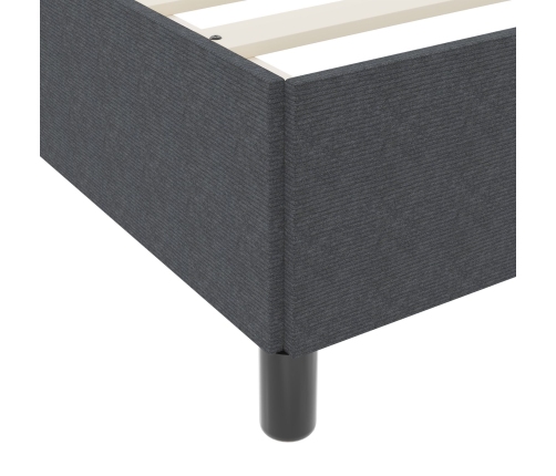 Estructura de Cama  Gris Oscuro 100x200 cm Tejido de Corduroy
