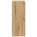 Armario de Pared  con Puertas de Cristal Roble Artesano 69,5x34x90 cm