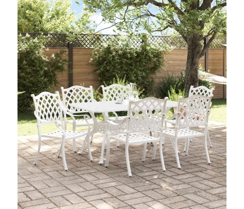 Juego de 4 Blanco Aluminio Fundido Para 6 Personas