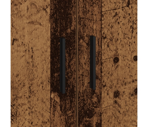 Estructura de Cama de Almacenamiento Madera Vieja 100x200 cm