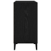 Mueble de almacenamiento Negro Roble 103,5x35x70 cm Madera elaborada