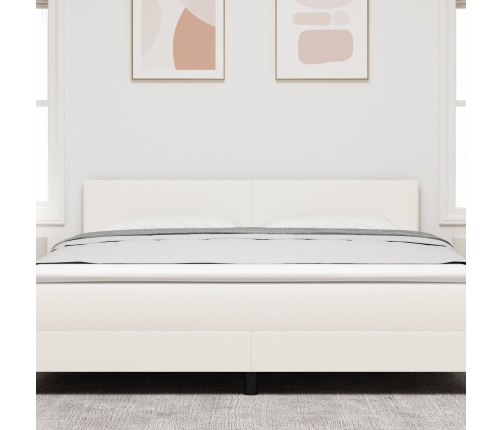 Cabezal  Diseño Sencillo Crema 180 cm Tela de Terciopelo
