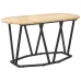 Mesa de café  de roble Sonoma 80x40x40,5 cm de madera de ingeniería y metal