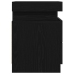 Cabinet de Noche  con Luces LED 2 pcs Negro Roble 35x39x55 cm
