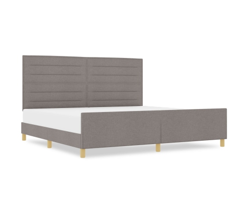 Cama  Taupe 200x200 cm de Tela