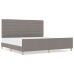 Cama  Taupe 200x200 cm de Tela