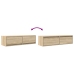 Mueble para TV Roble Sonoma 100x31x25,5 cm Madera elaborada
