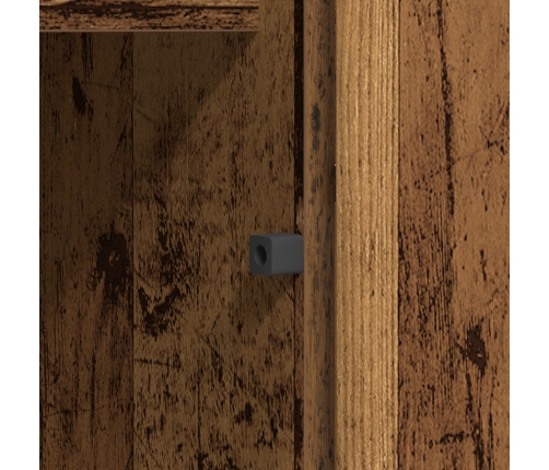mueble de TV  con LED madera vieja 180x38x49 cm madera elaborada