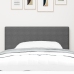 Cabecero de  Diseño Sencillo Gris Claro 80 cm Tela de Pana