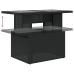 Conjunto de Sofá de Jardín  Set de 6 Negro y Crema Ratán y Poliéster