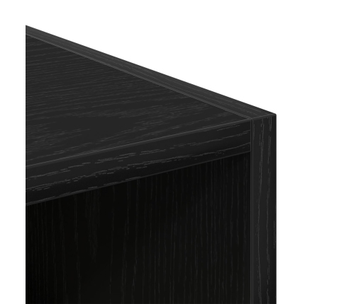 Armario  Roble Negro - 30x50x200 cm, Hecho de Madera Elaborada