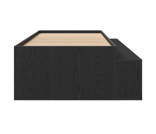 Estructura de Cama  Roble Negro 100x200 cm