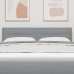 Cabecero diseño Lines gris claro 140 cm tela