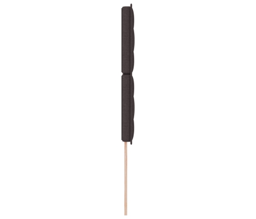 Cabecero  Marrón oscuro Tela 90 cm Cabecero Rectangular