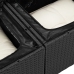 Set de comedor de jardín  Conjunto de 6 Beige, Negro