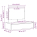 Mesa de tocador colgante  Blanca 83x40x70 cm