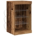 Sideboard de  con luces LED Madera Vieja 41x37x67 cm