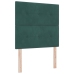 Cama Box Spring  con Colchón Verde Oscuro 120x200 cm Terciopelo