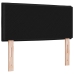 Cabecera LED Diseño de Líneas Negra 80 cm Tela
