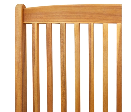 Conjunto de Bistro de Jardín de 3 Piezas  de Madera Sólida de Acacia