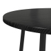 Mesa Lateral  2 pcs Negra de Madera y Metal