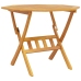 Set de comedor de jardín de 5 piezas  de madera maciza de acacia