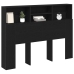 Cabecero  - Roble Negro, 140x19x103.5 cm, Hecho de Madera Elaborada