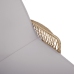 Conjunto de Tumbonas  Set de 3 Beige Ratán PE, metal Plegable