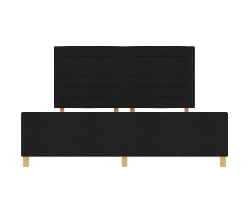 Cama  Negra 180x200 cm de Tela