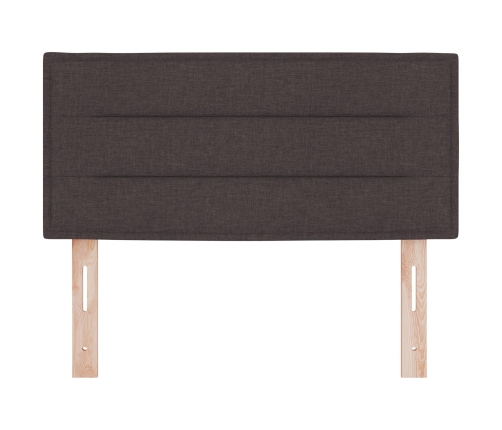 Cabecera  Diseño de Líneas Marrón Oscuro 100 cm Tela