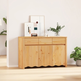Buffet  ""DRAMMEN"" 114x43x75,5 cm de Madera Sólida de Pino