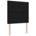 Cama con Somier Negra 90x200 cm Tela