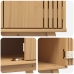 Gabinete base para fregadero  114x43x73,5 cm Madera maciza de pino
