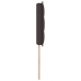 Cabecero  Diseño de Líneas Marrón Oscuro 80 cm Tela